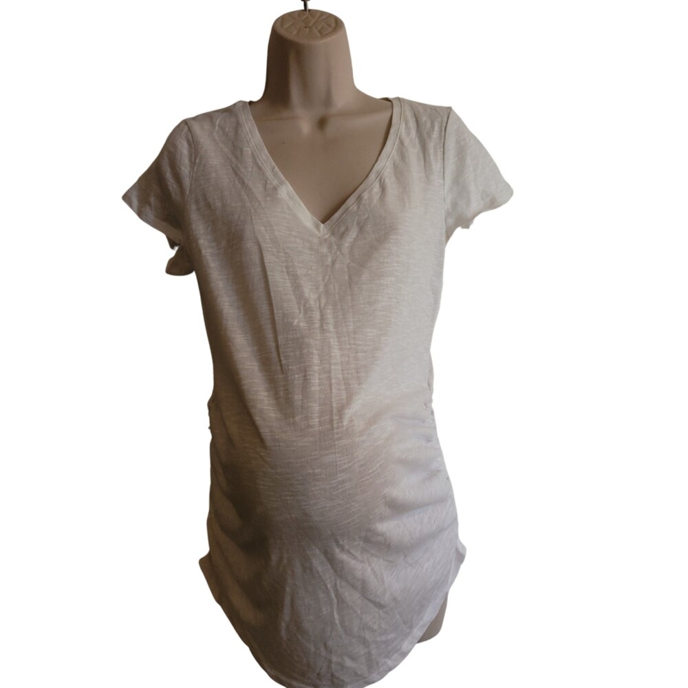 Brand: oh Baby by Motherhood NWT White Maternity Blouse 100% Cotton